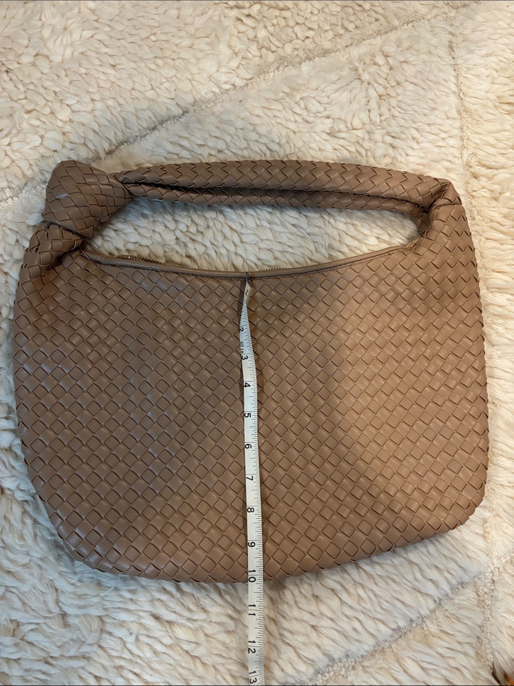Melie Bianco Brigitte Large Satchel - Light Sand - Picture 6 of 7